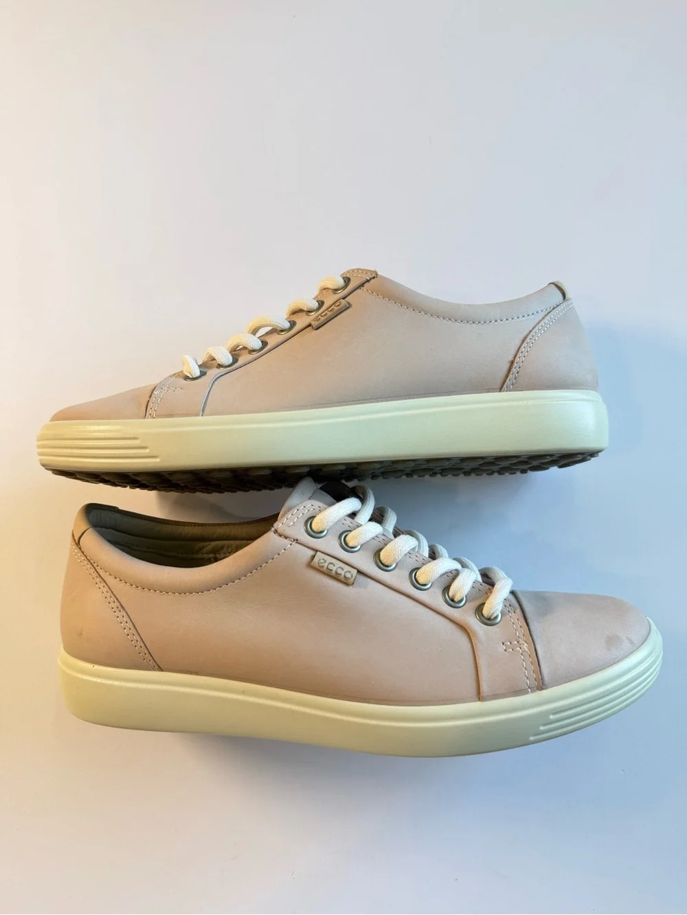 ECCO Soft Leather Sneakers Women’s US 8/EU 39 Blush Pink